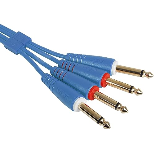 UDG Audio Cable Set 1/4'' Jack - 1/4'' Jack Blue Straight 3m - Image 3