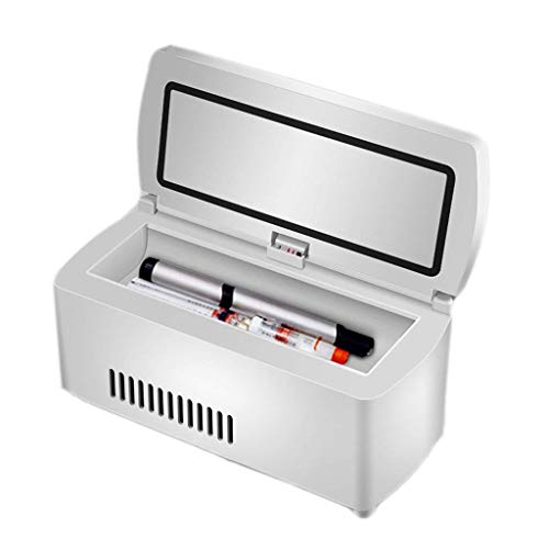 Insulinbox & Medikamentenkühlschrank und Insulinkühler für Autofahrten nach Hause - Tragbarer Autokühlkoffer/kleine Reisebox für Medikamente