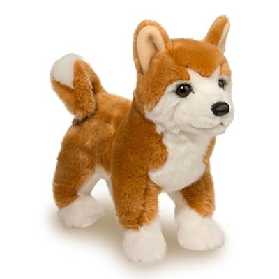 white shiba inu plush