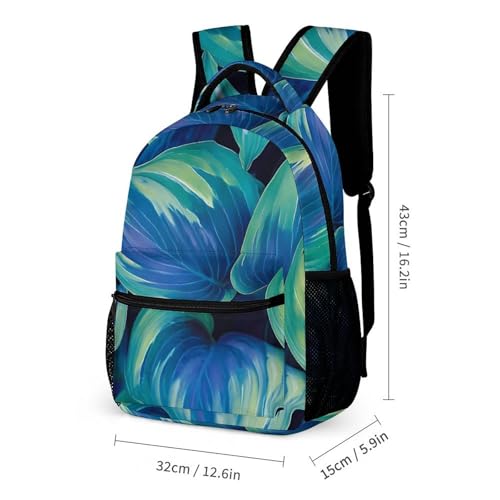 Green Planet Plants Cute Backpacks Set Lightweight Lunch Bag Aesthetic Pencil Cases for Travel Work2
