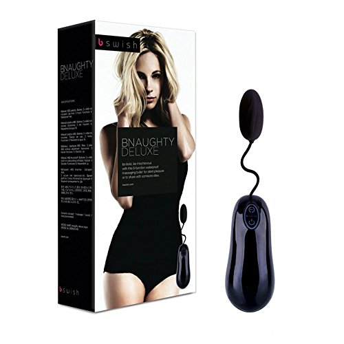 Oeuf vibrant Bnaughty Deluxe noir pour stimuler le plaisir
