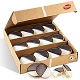Holiday Gift Box | Gourmet Cookie Gifts | 12 Individually Wrapped Cookies | Prime Delivery | Christmas, Hanukkah, Thanksgiving | Men & Women | Stern’s Bakery ( Black & White Cookies Gift Box)