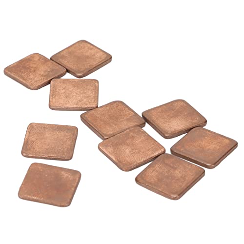 Disipador de cobre de 15x15x1.5mm generic para refrigeración de chipsets de portátiles