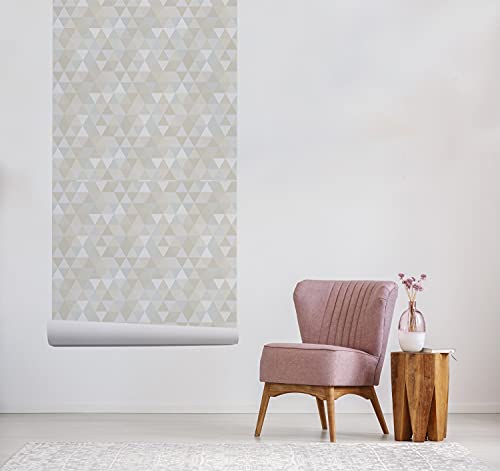 Papier peint autocollant mural pour masquer les imperfections des murs de salon