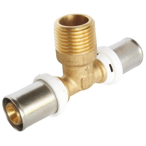 Té De Plástico PE D25 - M20/27 Para Riego Y Fontanería - Marca Somatherm For You, Presión Máxima 16 Bar