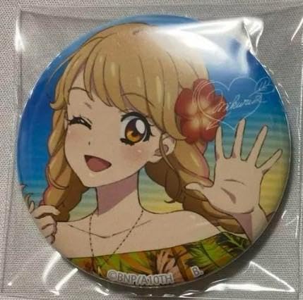 アイカツ　夏樹みくる　トレーディング缶バッジ　AVIOT マルイ アイカツ 夏樹みくる トレーディング缶バッジ AVIOT マルイ