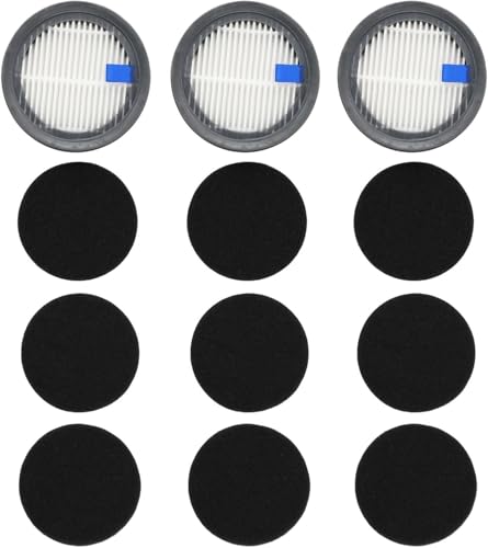 StarRing Filtro de vacío para Afoddon A200Pro/A200 para ORFELD para NEQUARE S12/S25, juego de filtros de repuesto 3 filtros HEPA y 9 filtros de esponja