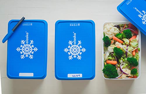 Amuse- Stackable And Unbreakable Alaska Commercial Grade Food Container Set With Lid- Made In Europe (Set Of 3-67 Oz. Each) #TOP5