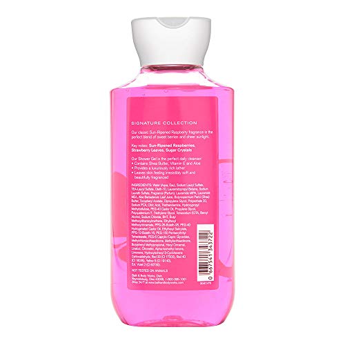 Bath & Body Works Shea & Vitamin E Shower Gel Sun Ripened Raspberry #TOP1