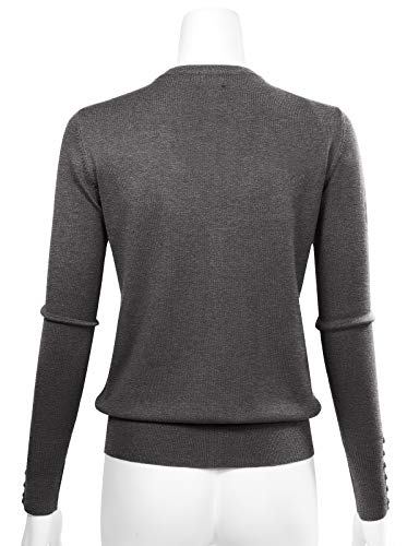 Image of Allsense Women's Long-Sleeve V-Neck Cardigan Sweater | Button Down, Lightweight Soft Knit