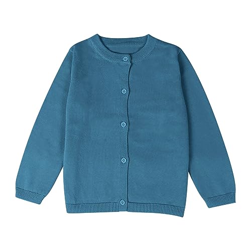 Girls Warm Jacket for Toddler Kid Boys Girls Knitted Colorful Solid Sweater Cardigan Coat Tops Christmas Coat Tops