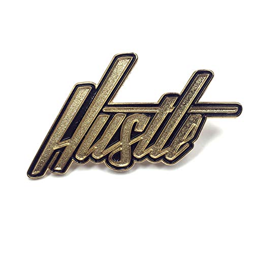 Kolorspun Hustle Enamel Lapel Pin (Gold)