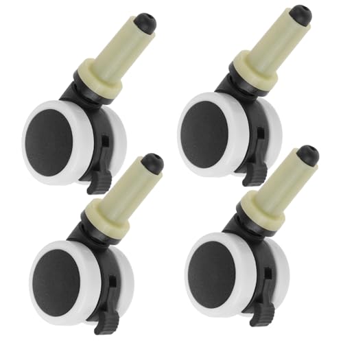 ZUNOXAZ 4 piezas Ruedas para Tronas Infantiles Accesorios Resistentes y Silenciosos Compatibles Mayoría de Sillas Altas Instalación Fácil y Movimiento Suave para Uso Color Color Aleatorio