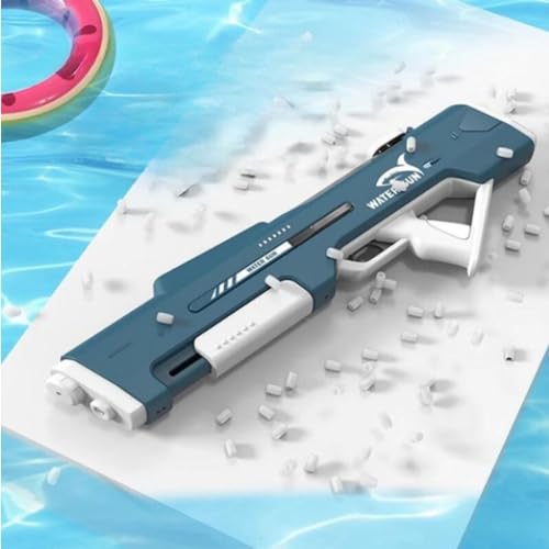 Arma d'água Brinquedo Elétrico Criança Adulto 1000ml Alta Pressão (AZUL)