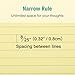 GUANGBO 12 Pack Yellow Legal Pads 8.5 x 11 Wide Ruled Note Pad 50 Sheets Notepads Micro Perforated Writing Pad for Work Study Daily Note Taking List