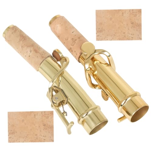 Kit de remplacement de manche pour saxophone soprano en laiton or SHOWERORO