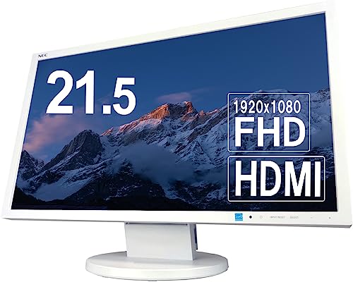 値下げ2台セットLED中古品NEC AS223WM 22インチモニター NEC モニター 21.5インチワイド LCD-AS223WM 1920x1080 フルHD