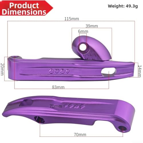 Mango de bicicleta plegable ultrarresistente de aleación de aluminio CNC 6