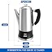 Imagen de APOXCON Cafetera eléctrica de acero inoxidable