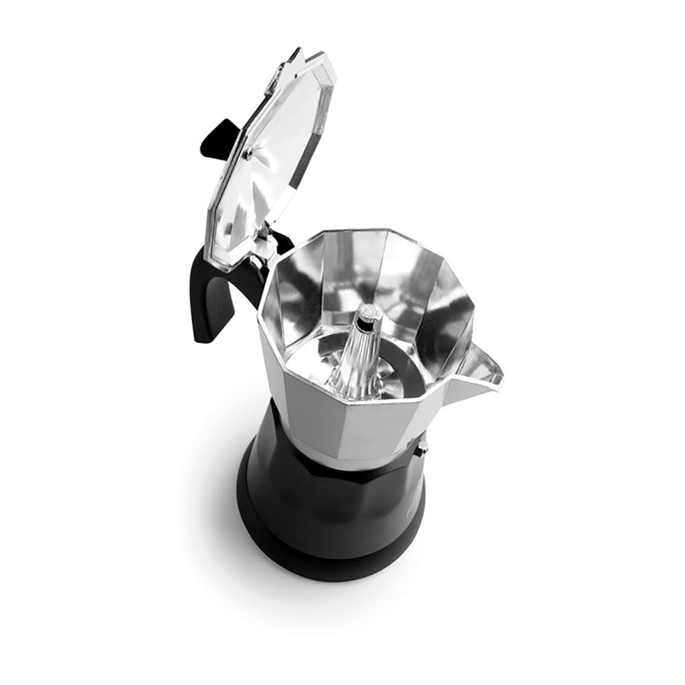 IBILI - Cafetera Express Eléctrica Arábica, 6 tazas, 300 ml, Aluminio, 480 W de potencia