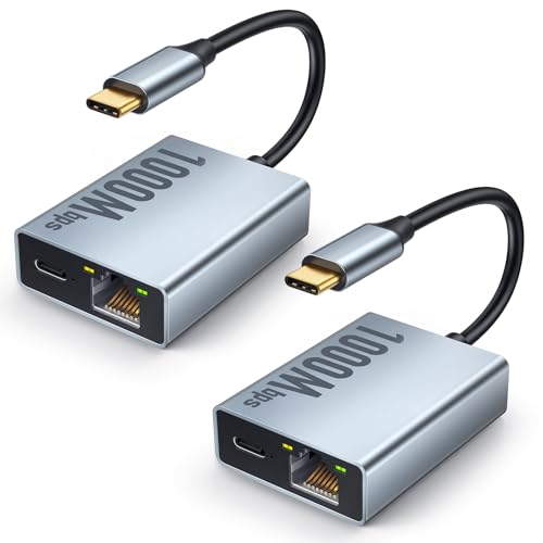 Adaptateur Ethernet pour Chromecast Google TV Gigabit 1000 Mbps Type C anti-latence