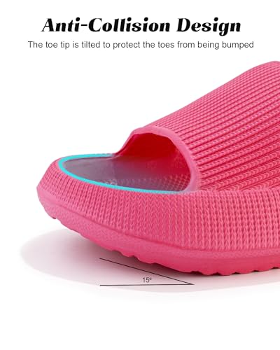 OLDSH Cloud Slides for Women and Men，Thick Sole House and Outdoor Slippers, EVA Non-Slip House Slippers, Home Bedroom Shower Trendy Clud Slippers.3