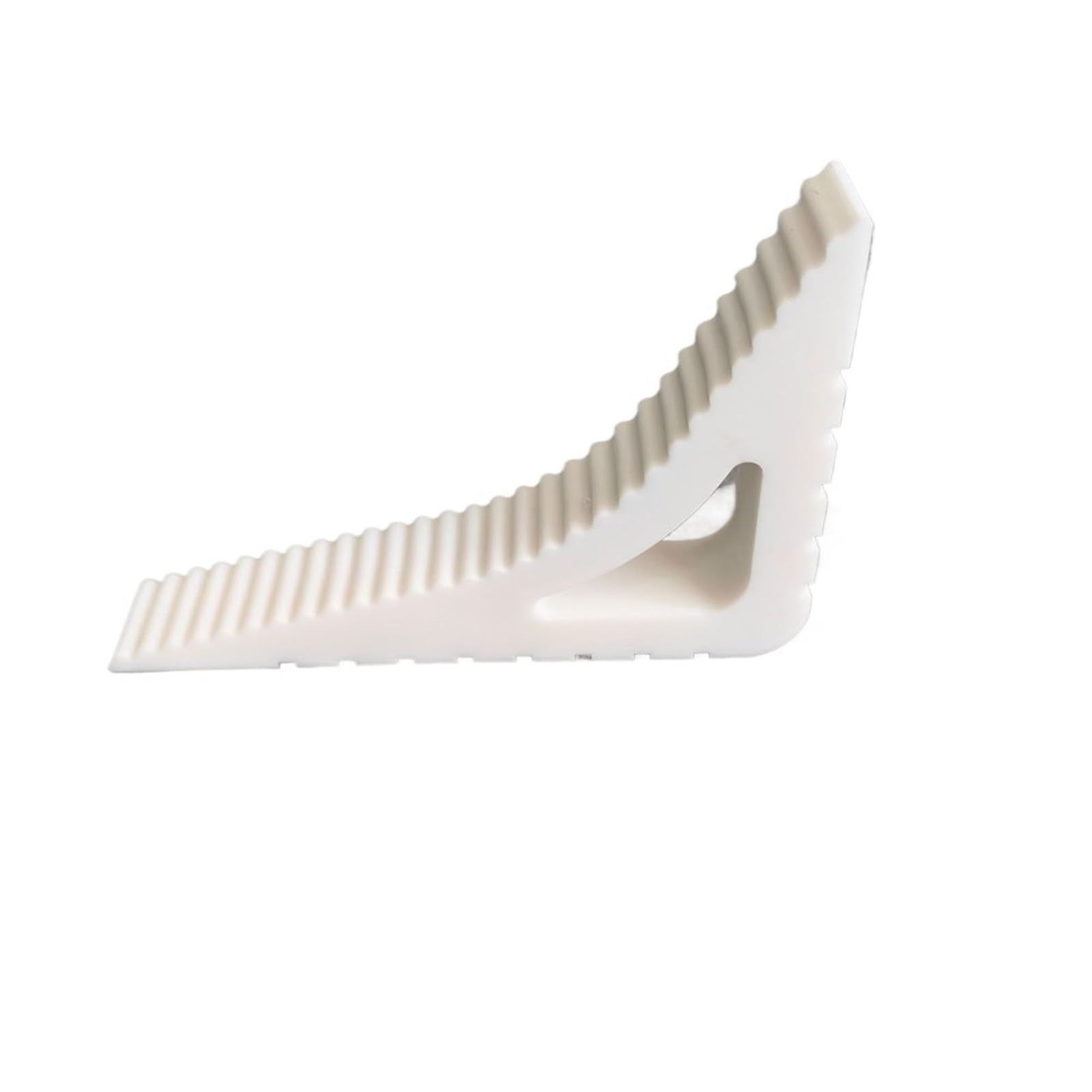 Door Stop Safety Shock Absorbent Door Stoppers Protection Multi-Functional Handle Stopper Anti-Slip Wedge for Floor(White)