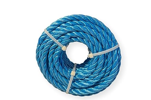 15 metres x 10mm POLYPROPYLENE ROPE | Builder rope | Plumber electrician draw rope |Thick Nylon rope | Easy to tie knots with and easy to cut | Suitable for various tasks.