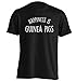 Flox Creative - T-Shirt - Slogan - Manches Courtes - Femme -  Noir - Medium