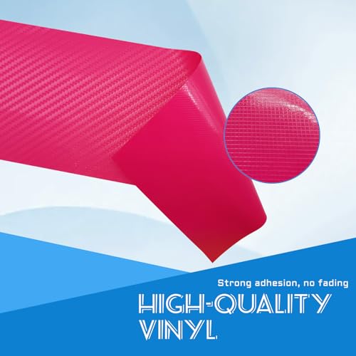 Image of Bilisin Compatible with Bowtie Emblem Logo Wrap Stickers Cut-Your-Own Vinyl Wrap Overlay DIY Decals for Chevy 11.8 inch x 4 inch,3PCS Pink