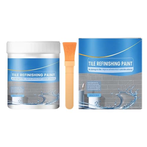 Genérico Kit de reacabado de bañera | Revestimiento impermeable de 300 g | Kit de pintura para ducha | Para baño ducha grieta encimera pared gabinete inodoro interior cerámica porcelana