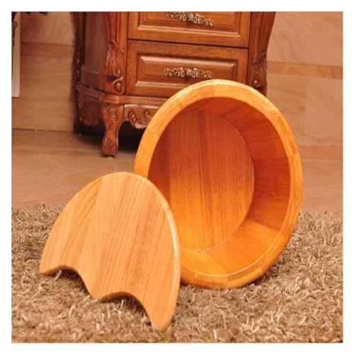 Bañera de pies de madera maciza multicolor tamaño B miniatura 3