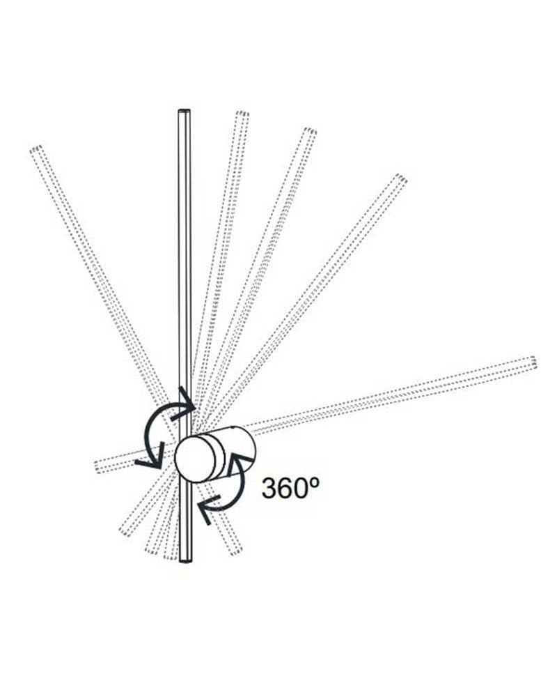 Applique TOBAGO LED oro 12 W