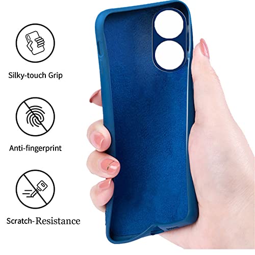 Image of A rtistque Back Cover Case for Vivo Y100 5G with Camera Protection | Shockproof TPU | Stylish Protective Design | Slim Fit | Ultra Matte | Vivo Y100 Back Cover - Blue