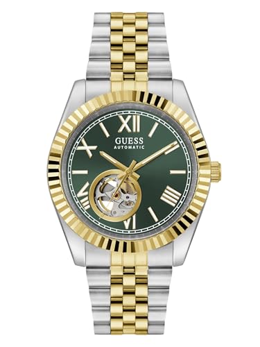 Montre Homme Guess Connoisseur GW0984G4 bicolore acier cadran vert 42mm