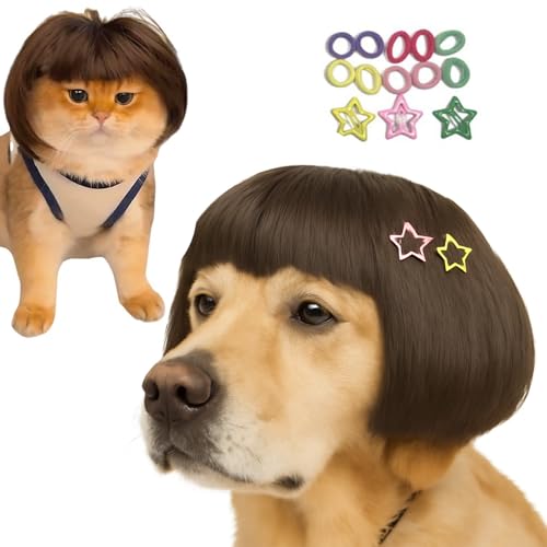 DIY Dog Wig Dog Costume for Halloween cat Wig
