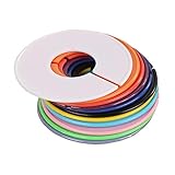 15Pcs Clothing Rack Size Dividers Blank Round Hangers Closet Dividers Baby Closet Size Dividers...