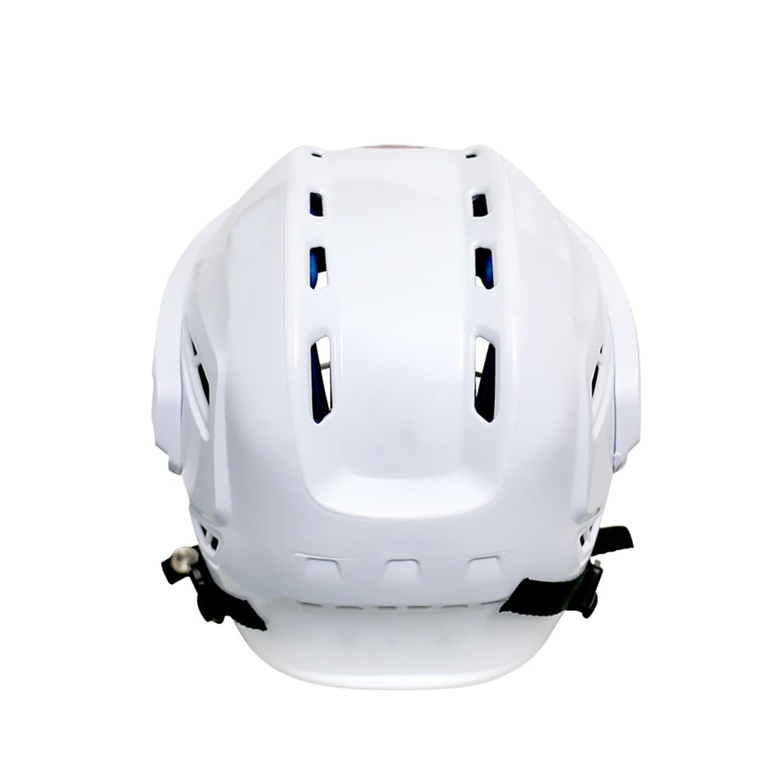 Ice Hockey Helmet Breathable Hockey Helmet with Cage for Youth Adult (White, Large)