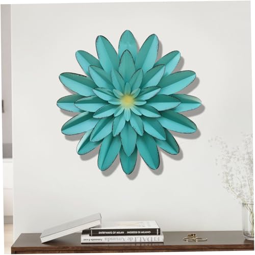 Fleurs en métal décor mural 12 pouces Gcroet style rustique et bohème
