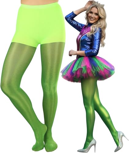 Image of ToBeInStyle Women's Shine & Shimmer Metallic Pantyhose Opaque Lurex Tights