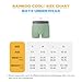 BAMBOO COOL Boys' Underwear Boxer Briefs Breathable and Soft 6-Pack