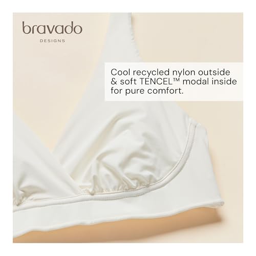 Image of Bravado Designs Ballet Seamless Crossover Maternity Nursing Bra, Comfortable Breastfeeding Bra
