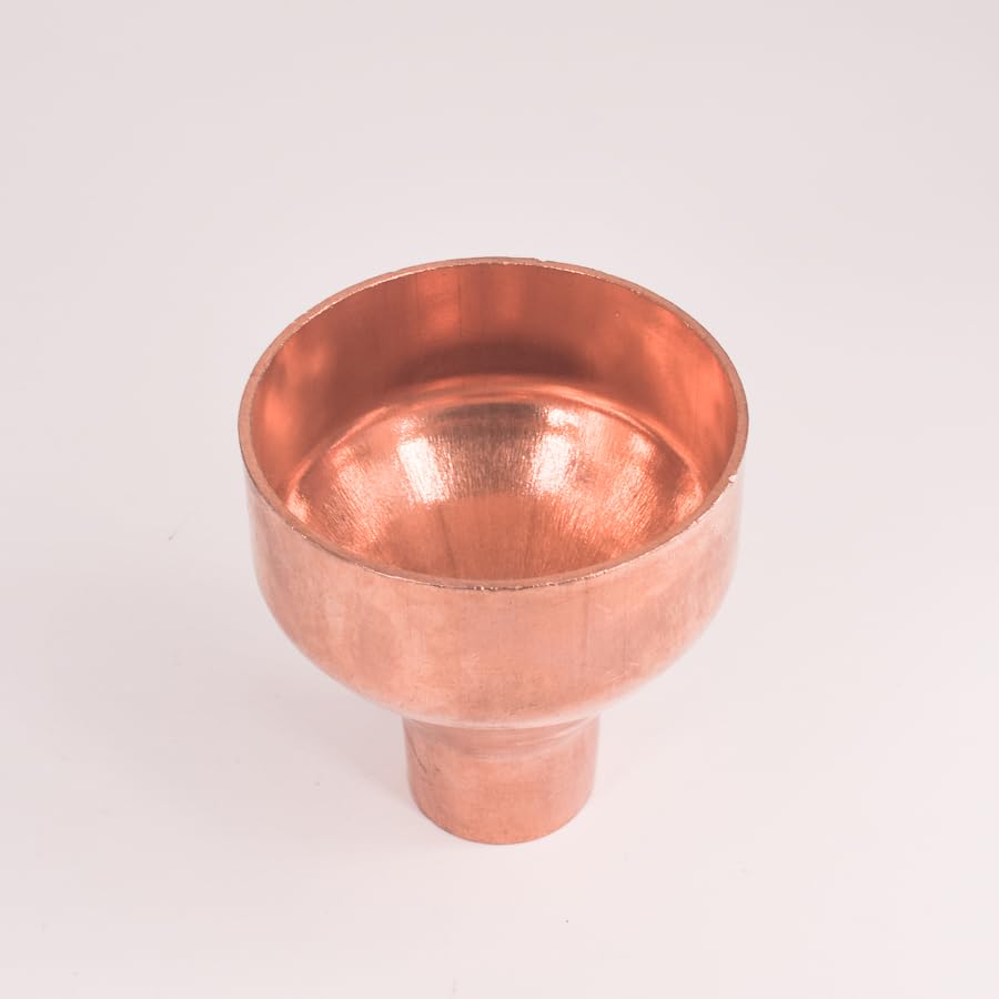 67 76 80mm To 22 28.6 32 35 38 42 54mm ID 99.9% Copper End Feed Solder Reducer Reducing Fitting Coupler For Air Condition(108mmx42mm)