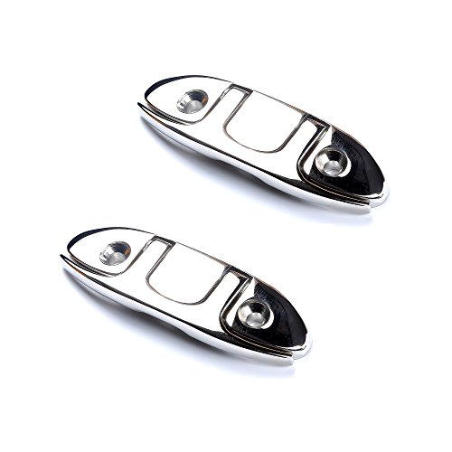 image for Mxeol Folding Boat Cleat Flip Up Cleats Dock Stainless Steel 4-1/2 Inc