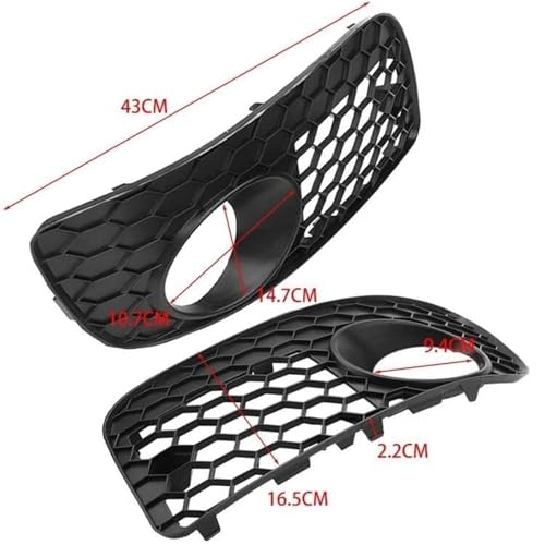 Parrilla delantera de riñón de panal para VW Jetta MK5 que optimiza el flujo de aire frontal 4