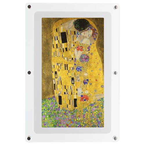 Canvia Kinetic Digital Art Rotating Collection of Klimt Portrait Artwork – Slideshow Display with No Set Up Required – Durable Acrylic Frame - 10 Inch, 2500 mAh Battery