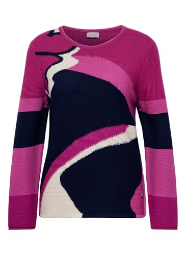 Rabe Pullover Gemustert in Pink für Damen