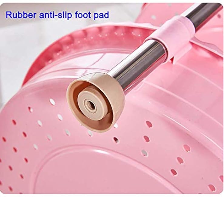 Multifunctional Storage Trolley,Kitchen Utility Cart 3 Tier Mobile Beauty Cart,Pp Salon Tray Storage Cart,Dual-Use Spa Rolling Trolley Movable Hand Trucks-jHqmBftu