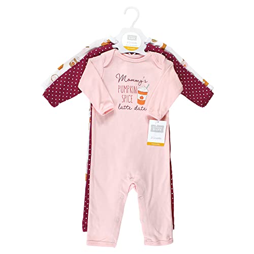 Image of Hudson Baby Baby Cotton Union Suit, 3 Pack