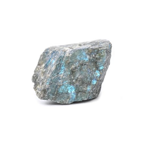 Gemstone Labradorite Raw Crystal 1PC, Natural Stone Crystals Raw Gemstones and Crystals for Meditation, Decoration, Gemstone Collection